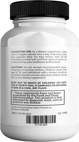 Vista 7 de Rhythmengix Ultra Maximum Strength Suplemento dietético, fórmula herbal, 60 cápsulas (1)