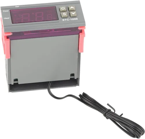 Vista 8 de STC-1000 Controlador digital de temperatura multiusos, termostato de refrigeración y calefacción con sensor NTC para fermentador de cerveza casera