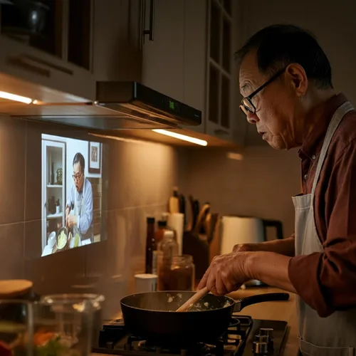 Vista 6 de Miroir Proyector portátil inteligente HD M200S - Transmisión de TV Android, enfoque automático, altavoces integrados, USB-C/HDMI, Wi-Fi/Bluetooth