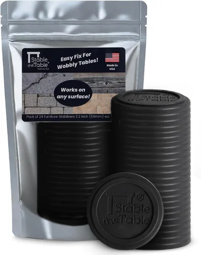 Vista 20 de Paquete de 6 niveladores y elevadores de muebles, agarre antideslizante para suelos de madera dura, protector de suelo, almohadilla apilable