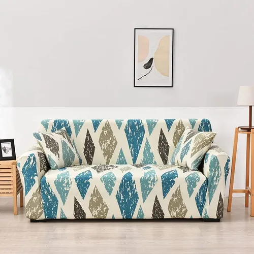 AISHANBAIHUODIAN Stretch Plaid Sofa Slipcover Elastic Sofa Covers Fit For Living Room Funda Sofa Chair Couch Cover Home Decor 1/2/3/4-seater ( Color