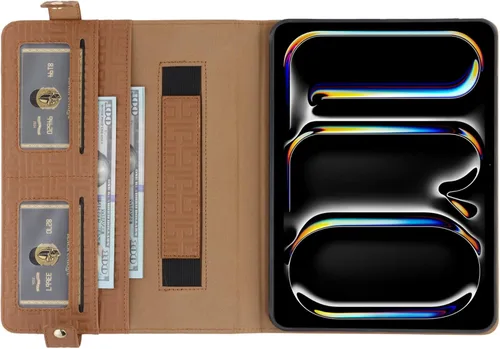 Vista 236 de Funda tipo bolso para iPad mini de 5ª/4ª/3ª/2ª/1ª generación de 7.9 pulgadas, Techcircle funda ligera tipo folio con soporte bandolera con billetera