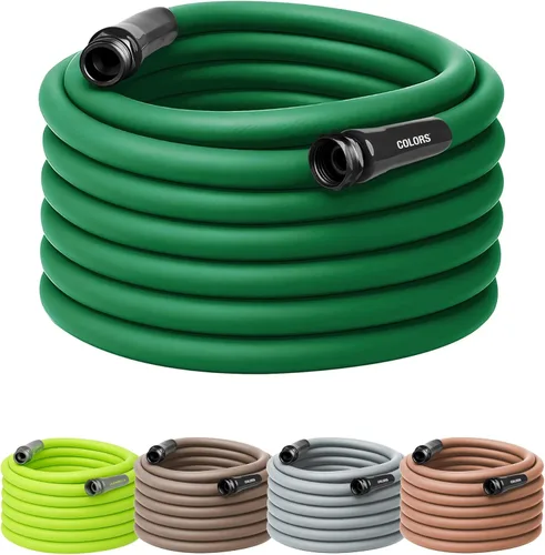 Vista 59 de Flexzilla - Manguera de jardín con mango giratorio, 5/8 pulgadas x 100 pies, manguera de agua ligera para todo tipo de clima, resistente y flexible
