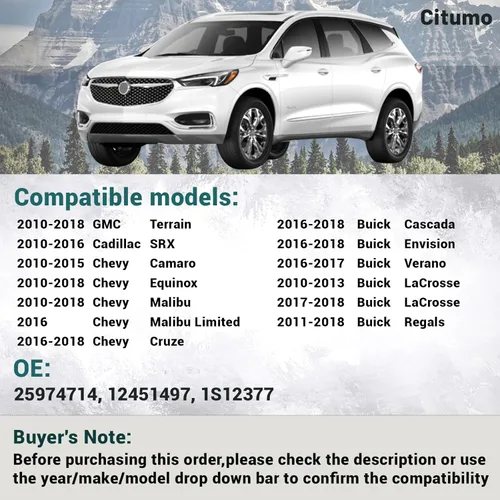 Vista 6 de 25974714 Interruptor de asiento eléctrico Interruptor de ajuste delantero izquierdo lado del conductor para Buick Chevy Cadillac GMC Ajustador Botón