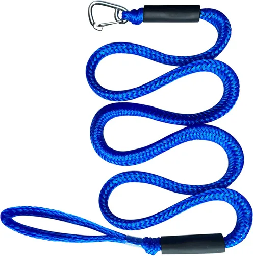 Vista 12 de Cuerda elástica para muelle de barco, cuerda de amarre elástica con flotador de espuma para pontón, moto acuática, SeaDoo, WaveRunner, kayak