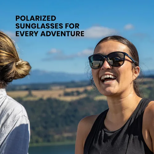 Vista 6 de Suncloud Sashay Polarized Sunglasses 100% UV Protection Comfortable Fit, Trendy Design for Men & Women