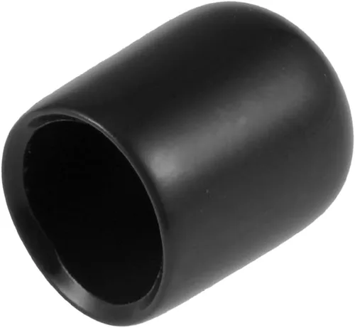 Vista 84 de uxcell 200 tapas de goma de 0.051 in (1/16") de vinilo redondo de vinilo para pernos de tubo, protectores de rosca de tornillo, color negro