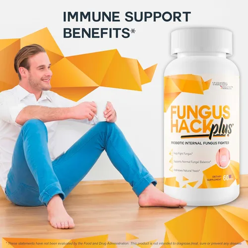 Vista 6 de Fungus Hack Plus - Probiótico de hongos internos - Probiótico antifúngico - Tratamiento de hongos en las uñas - Este tratamiento de hongos