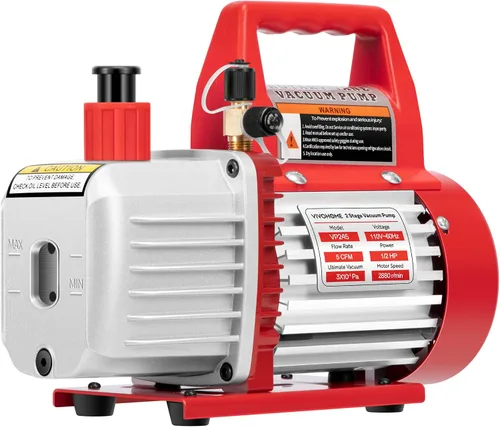 Vista 11 de VIVOHOME - Bomba de vacío de 110 V 1/4 HP 3.5 CFM de una sola etapa con Azul