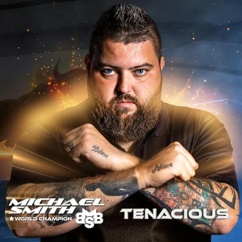 Vista 7 de Shot! Dardos de punta de acero, Michael Smith Tenacious (0.81 oz/0.88 oz/0.95 oz), 90% barril de tungsteno, peso frontal, juego de dardos