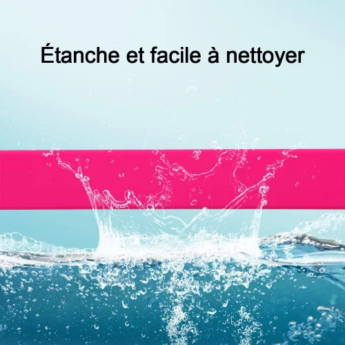 Vista 5 de Correa de entrenamiento para perros impermeable de 50 pies, 30 pies, 15 pies, 10 pies, 5 pies, resistente de llamada larga para perros grandes, Rosa