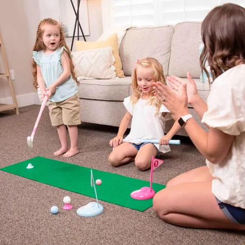Vista 5 de Hapinest Juego de golf para niña pequeña, color rosa