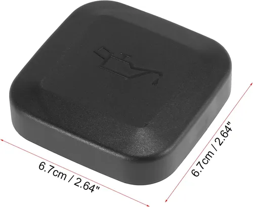 Vista 3 de X AUTOHAUX Reemplazo negro 11121743294 de la tapa del aceite del motor para BMW E36 E46 328 E39 528 E53 X5