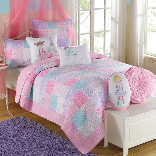 Vista 10 de Cozy Line Home Fashions Juego de ropa de cama reversible de 100 % algodón, colcha reversible para todas las estaciones