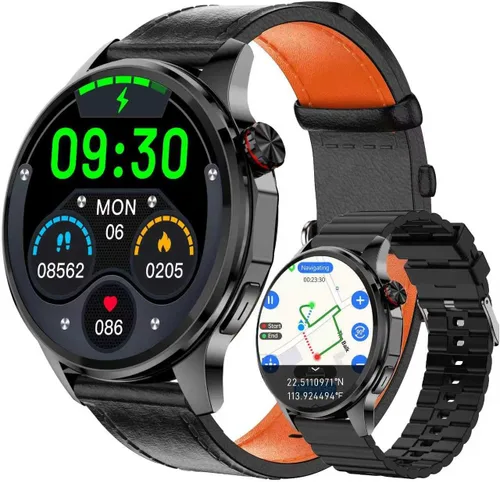 Vista 10 de Smart Watch for Men Built-in GPS(Answer/Make Call/Text), 1.46" AI Smartwatch for Android Phones/iPhone, 100+ Sport Mode Fitness Tracker with
