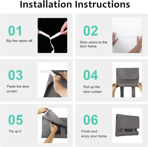 Vista 2 de WdFour Cortinas de puerta lateral para ventana de puerta, oscurecimiento de la habitación, cubierta de ventana de puerta de color sólido para puerta