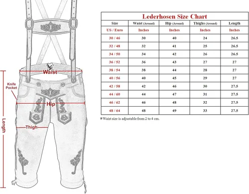 Vista 4 de Juego completo de ropas alemanas estilo Oktoberfest.