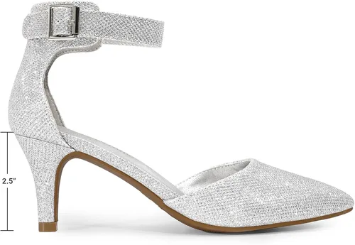 Vista 2 de Dream Pairs - Zapatos de vestir de tacón bajo para mujer
