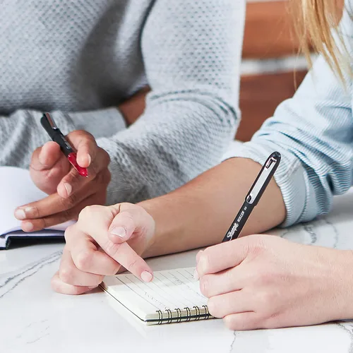 Vista 6 de Sharpie Bolígrafo de punta de aguja (0.020 in) Bolígrafo de precisión tinta azul, 12