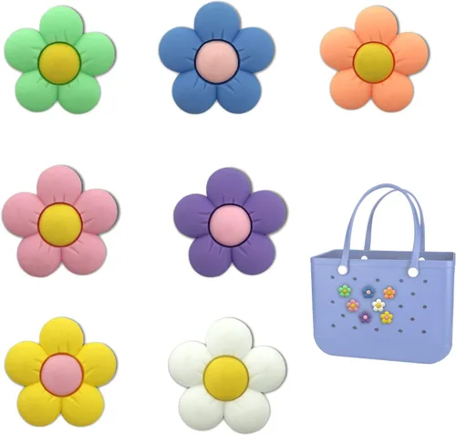 Vista 29 de Dijes para bolsa para Accesorios Bogg Bag, Dije de decoración para modelos originales de Bogg Bag, bolsa de playa de goma (MOMLIFE)