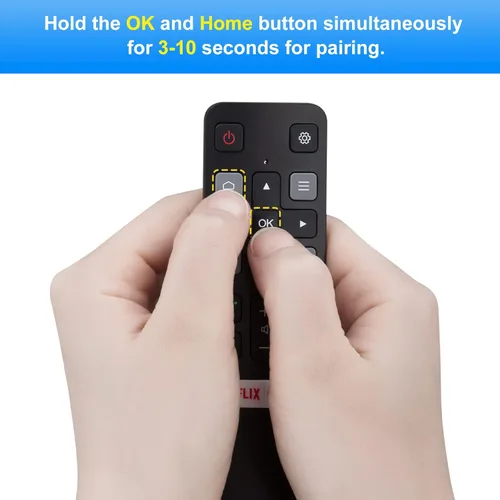 Vista 3 de Reemplazo de voz para control remoto TCL-Android-TV, nuevo control remoto RC802V actualizado para televisores inteligentes TCL con función de voz