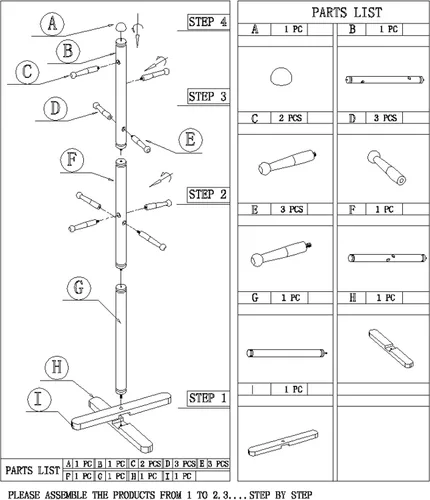 Vista 7 de Frenchi Home Furnishing - silla de metal plegable, para niños, Madera, Blanco