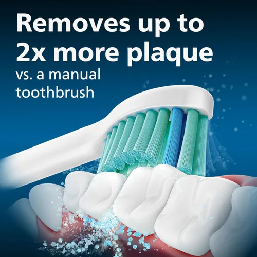 Vista 3 de Philips Sonicare eSeries estándar, cabeza de cepillo de recambio, paquete de 2