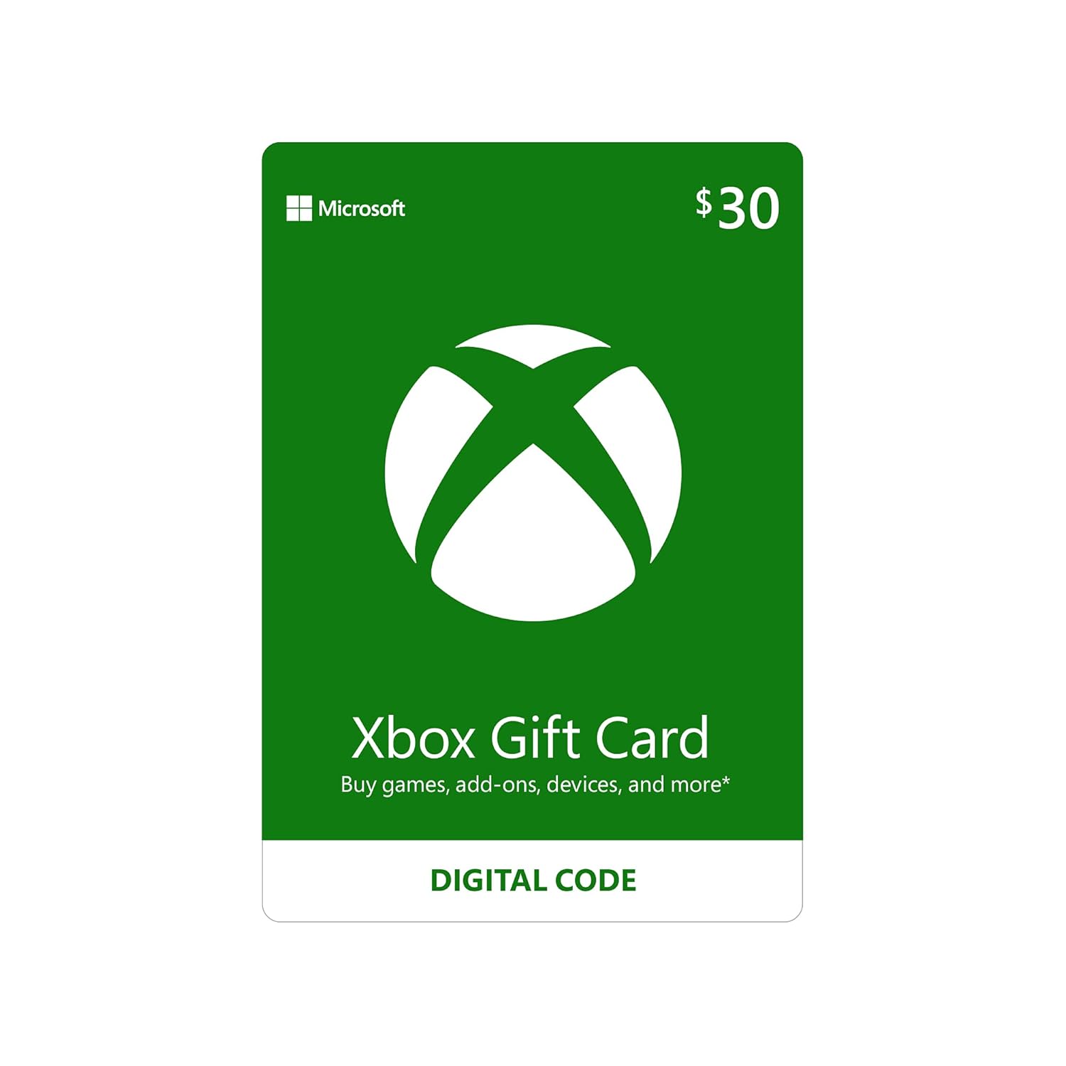 19. 30 Xbox Gift Card Digital Code