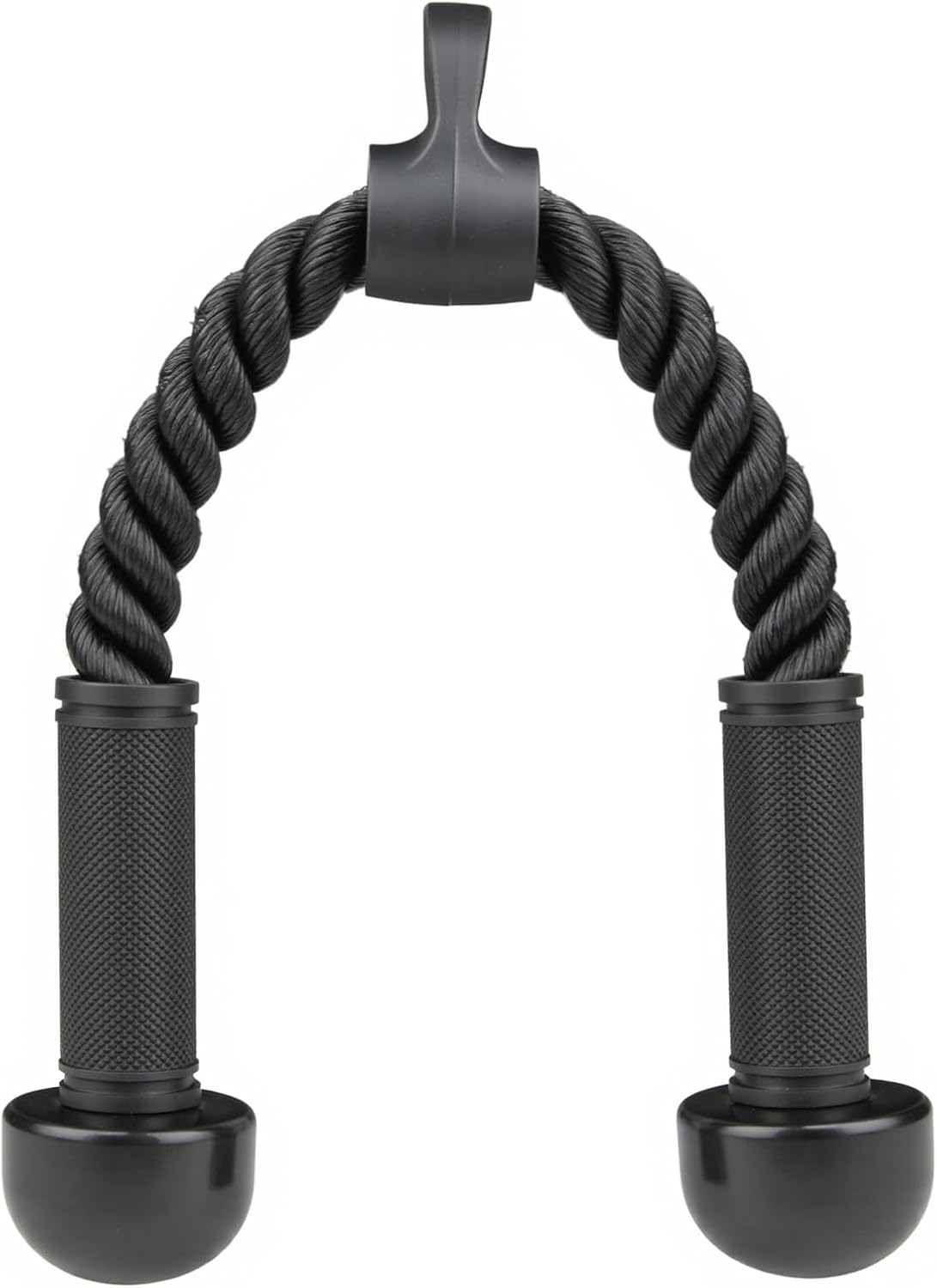 Accesorio de cable de cuerda de tríceps para gimnasio, accesorio desplegable con asas de goma, accesorios para máquina de ejercicio, sistema de polea