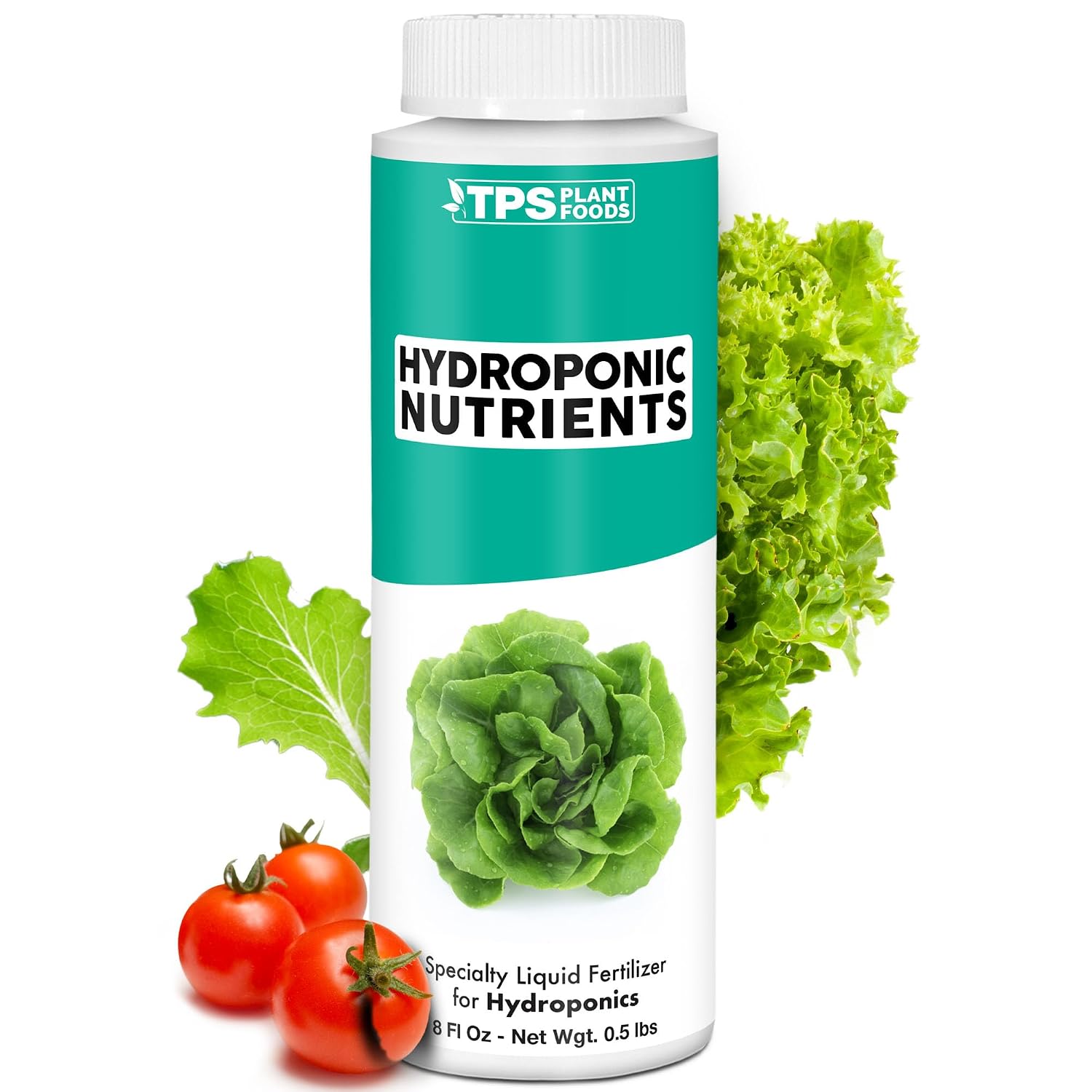 30. Nutrientes Hidropónicos para Plantas Comestibles, Alimento Líquido Completo de Una Parte para Sistemas Hidropónicos, 8 oz (250mL)