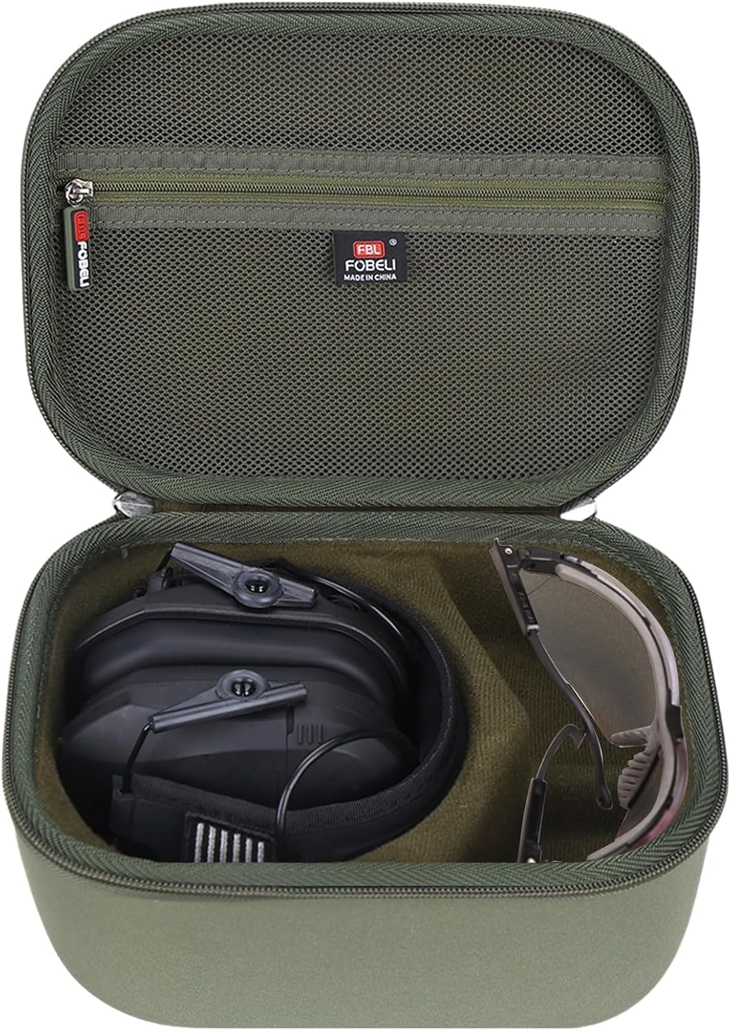FBLFOBELI Hard Case for Walker's Razor Slim/Howard Leight Shooting Ear Protection Electronic Shooting Muffs Earmuff