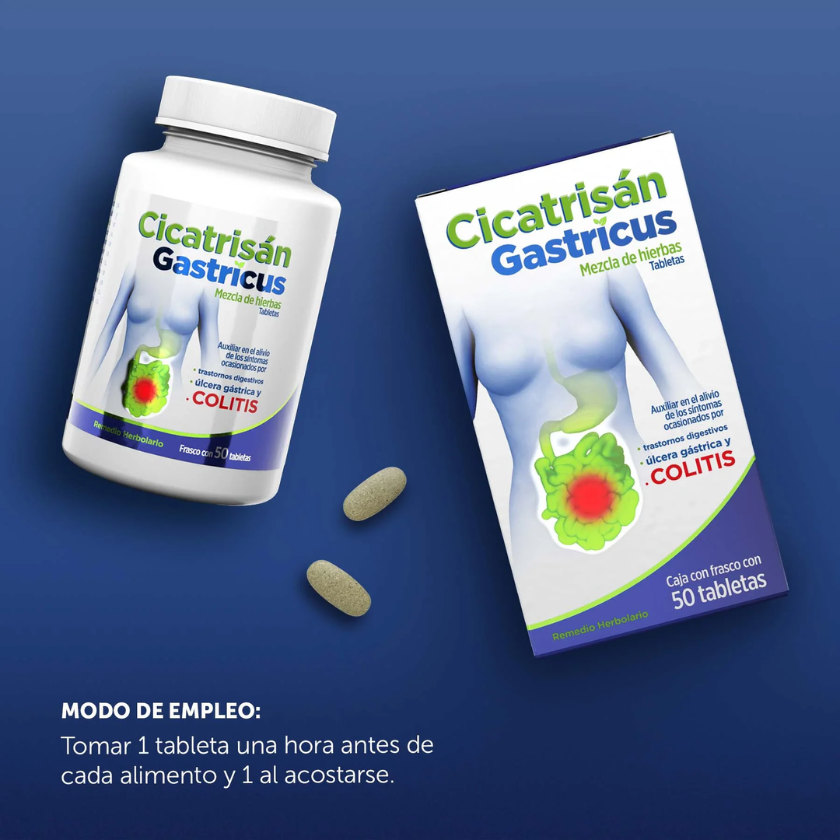 CICATRISAN GASTRICUS 500MG 50 TABLETAS