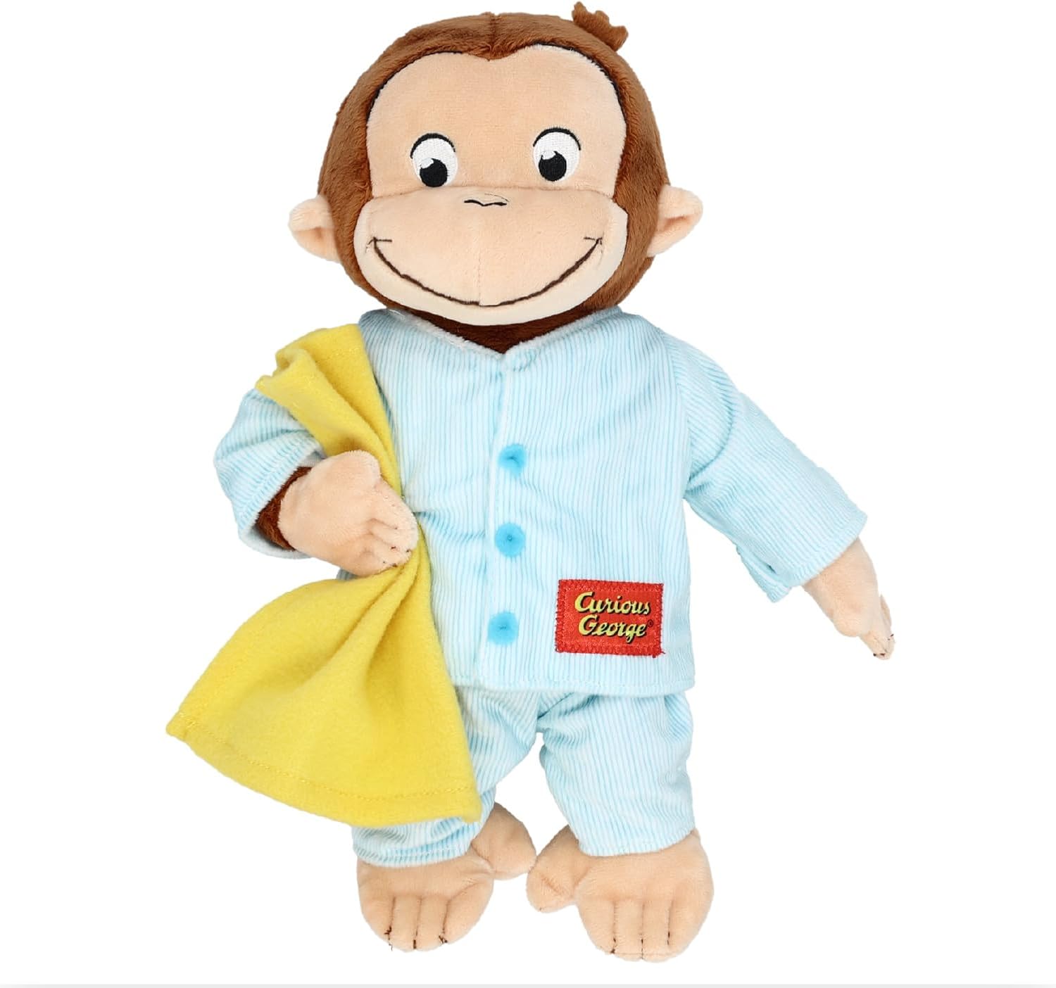 26. Kids Preferred Curious George in Pajamas - Juguetes de peluche de mono suave y lindo, regalo para bebés y niños pequeños y niñas, animal de peluche