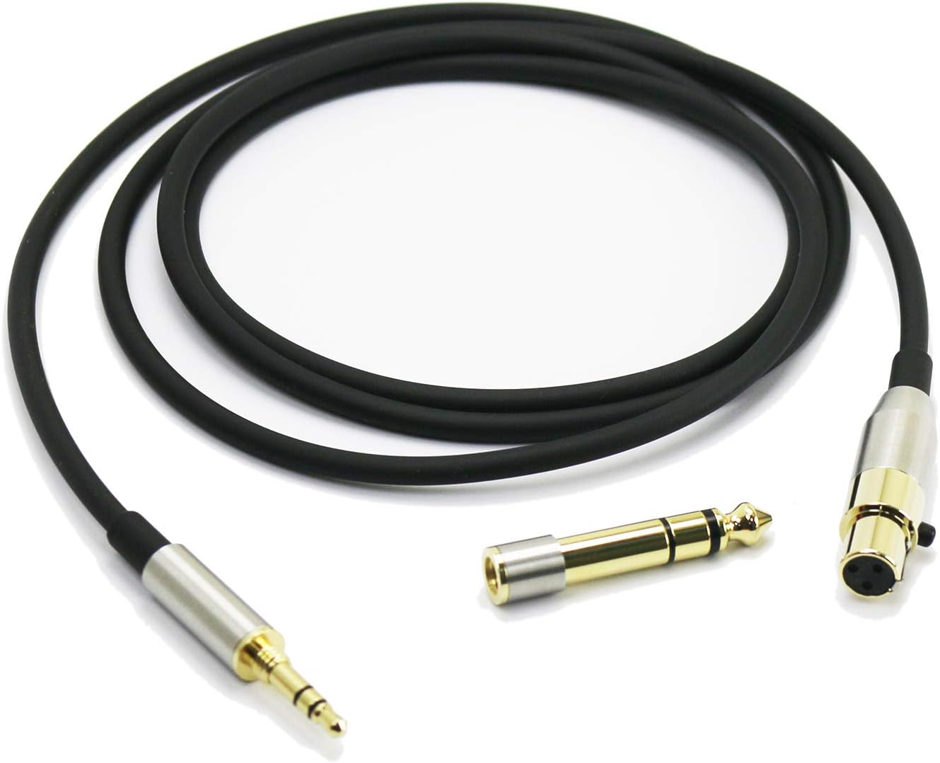 NewFantasia Cable de actualización de audio de repuesto compatible con AKG K240, K240S, K240MK II, Q701, K702, K171, K141, K181, K271s, K271 MKII