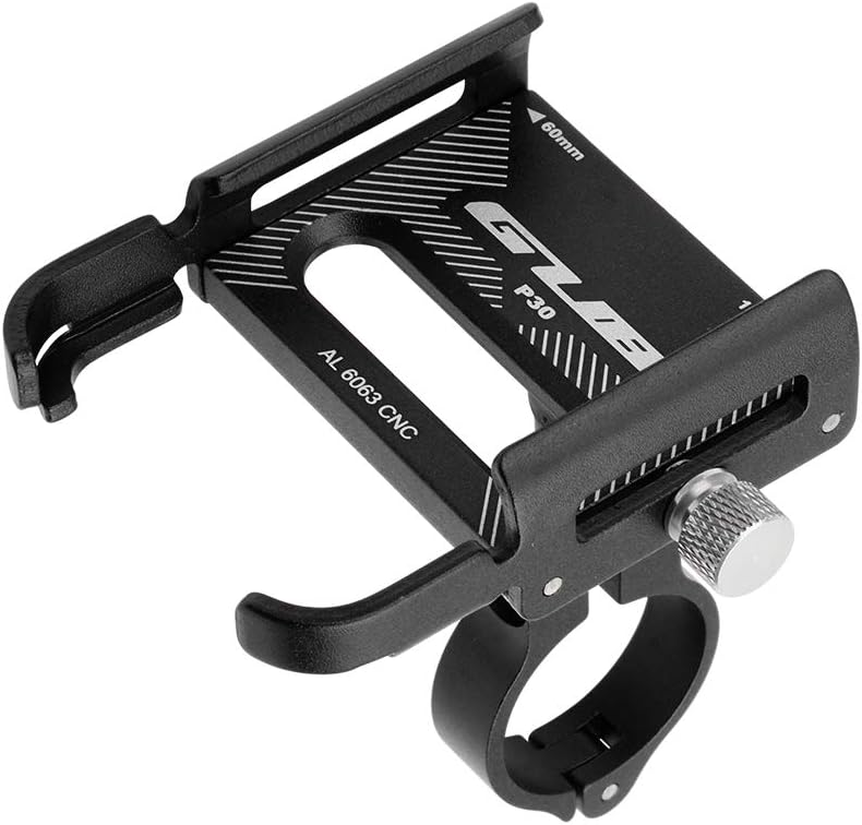 27. GUB P30 Soporte de teléfono de bicicleta de aluminio para 3.5 "a 7.5 "dispositivo soporte de teléfono de bicicleta Scooter Moto Mount Clips