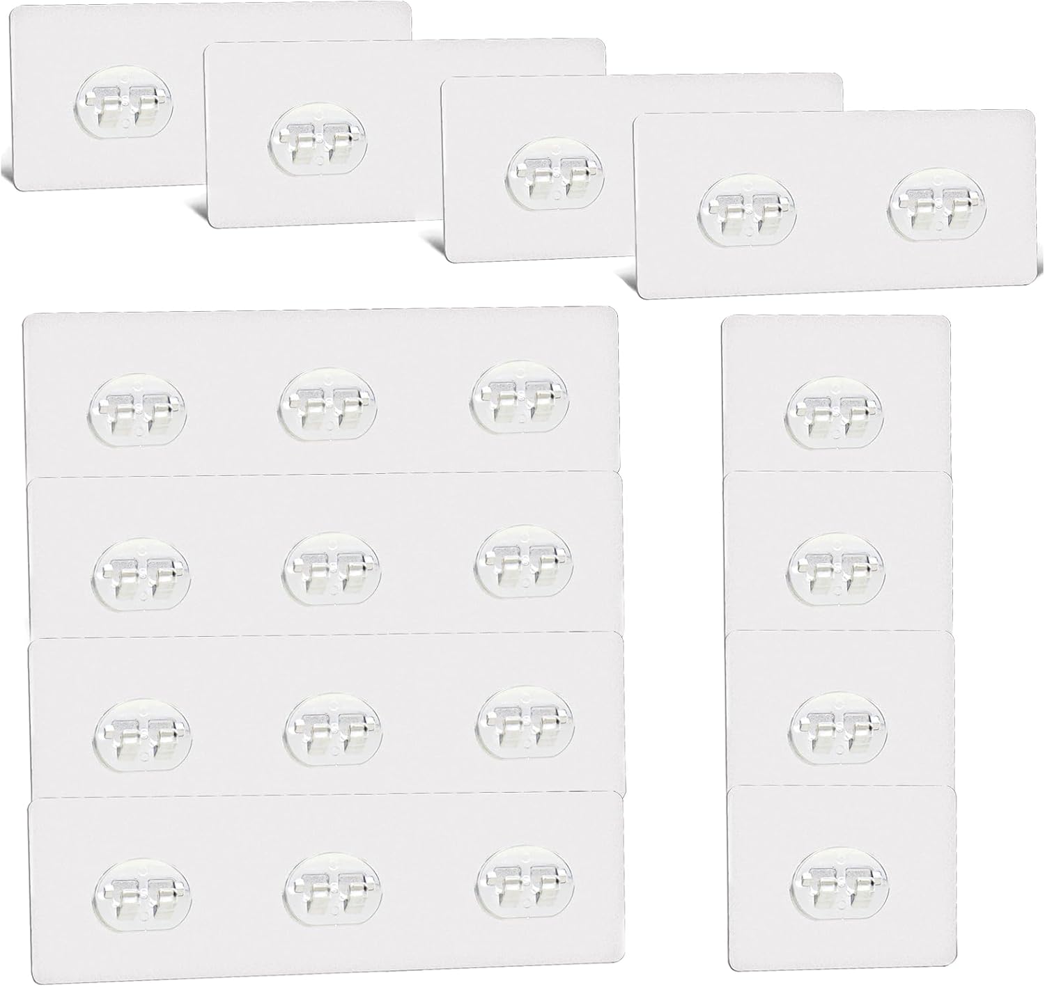 4 piezas de adhesivo para repuesto de etiqueta de estante de ducha, gancho adhesivo para estante de ducha de esquina, estante de baño, jabonera 2