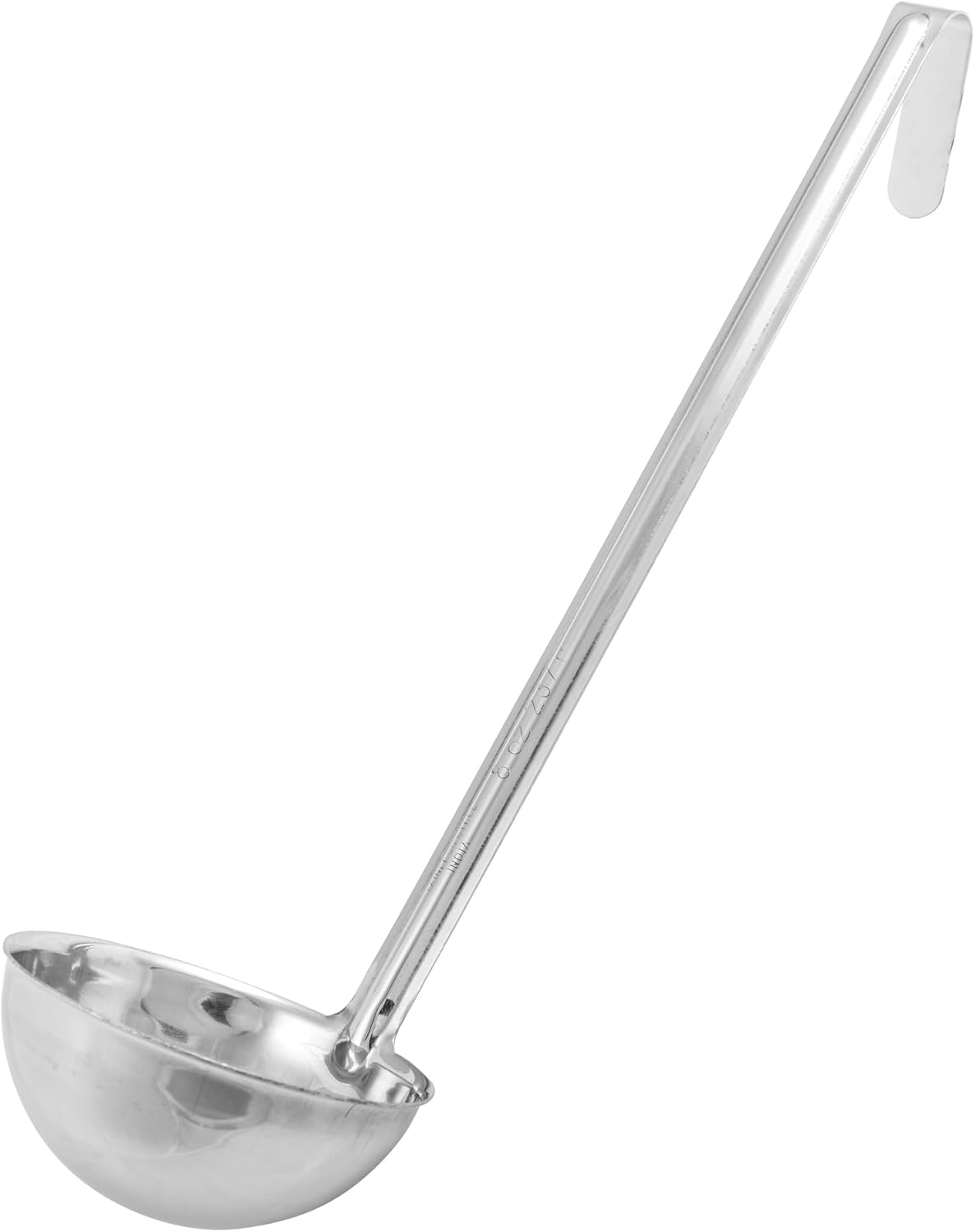 Winco Cucharón de acero inoxidable de una pieza, 10 onzas, 12.5 pulgadas
