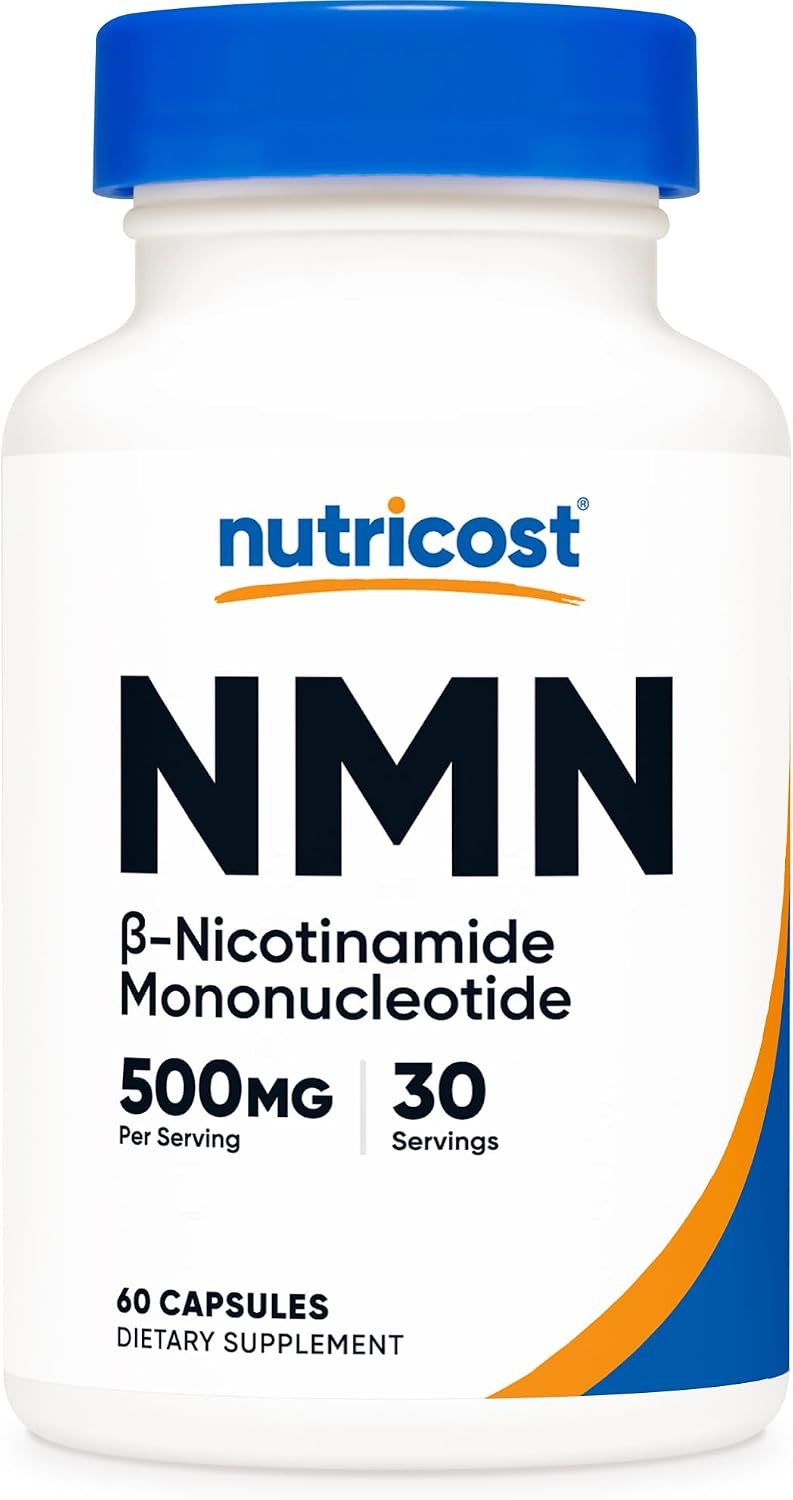 Nutricost NMN (mononucleótido de nicotinamida) 500 mg, 60 cápsulas